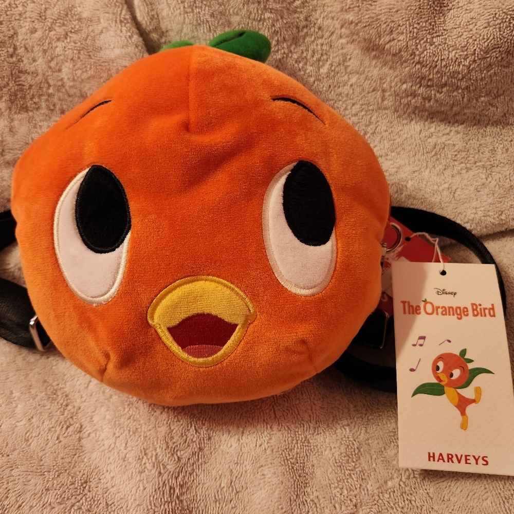 Harveys orange bird purse NWT